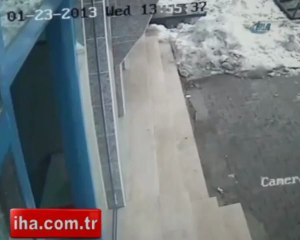 Görünmez kaza kamerada