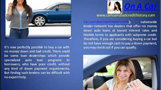 No Credit No Down Payment Car Loan