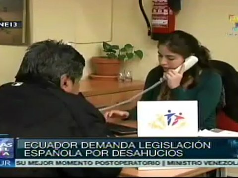Ecuador demanda a legislación española por desahucios