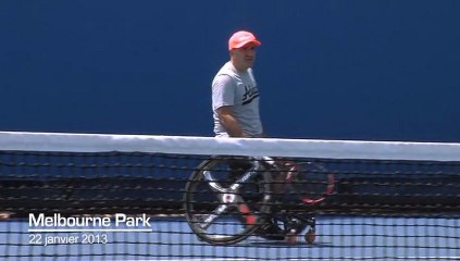 Stéphane Houdet à la veille de sa quatrième finale à Melbourne