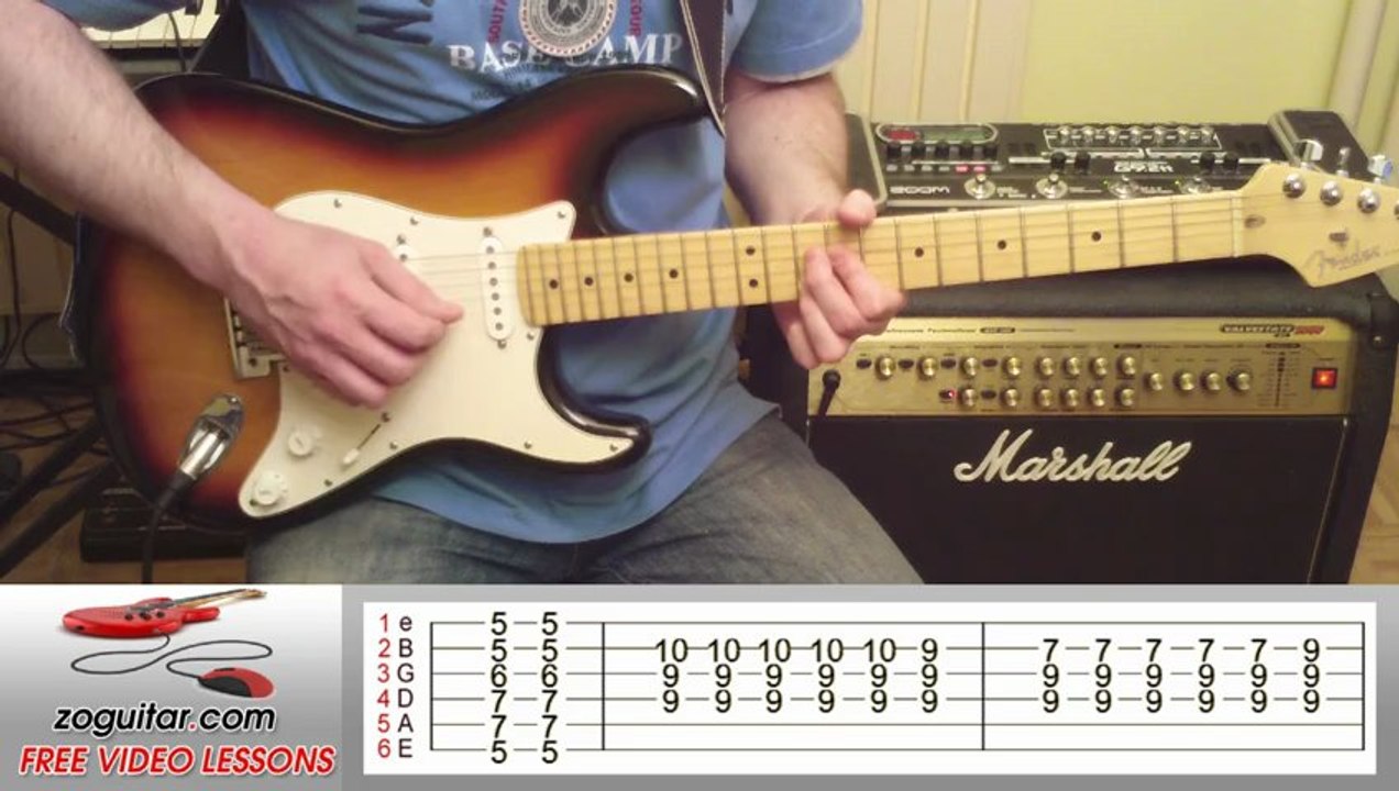 Michael Jackson - Black Or White (main riff) + TAB