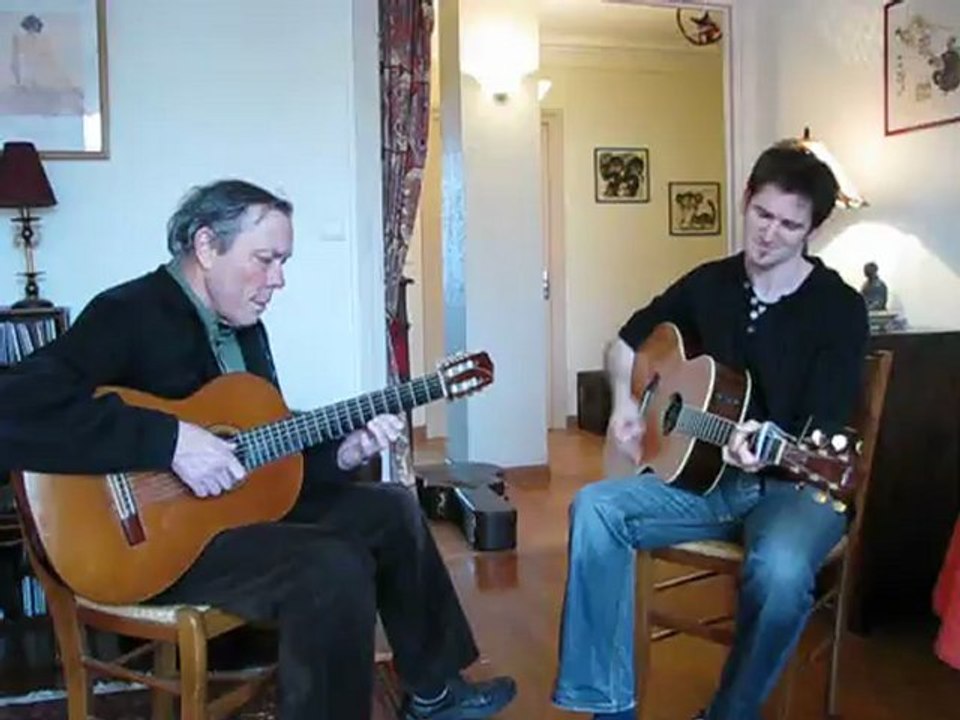 Frédéric Bobin et Pierre Delorme chante "She belongs to me" de Bob Dylan adaptée par Francis Cabrel