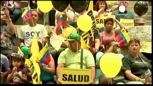 Démonstration de force des partisans de Chavez