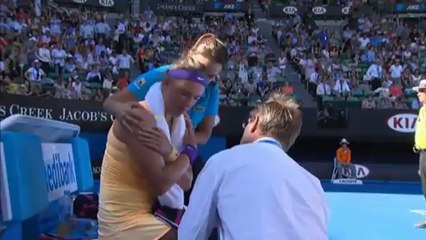 Azarenka'nın sağlık molası tartışma yarattı