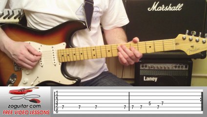 Queen - Another one bites the dust (main riff) + TAB