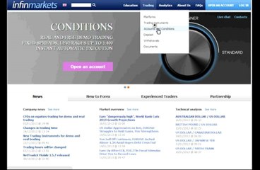 ﻿Forex Trading Accounts and Conditions