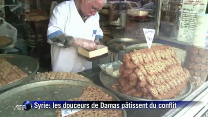 Syrie: à Damas, les douceurs pâtissent du conflit