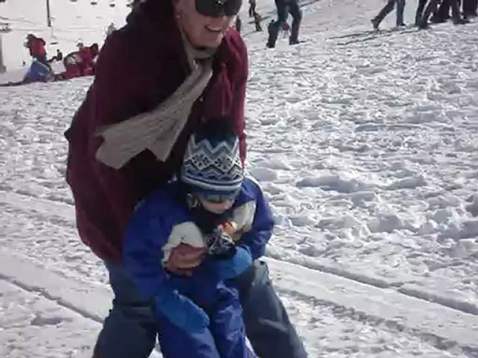 Anaël fait du ski !
