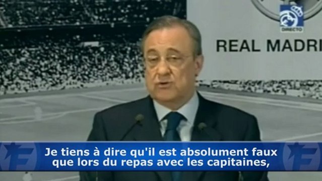 Florentino Pérez répond à la presse madrilène !