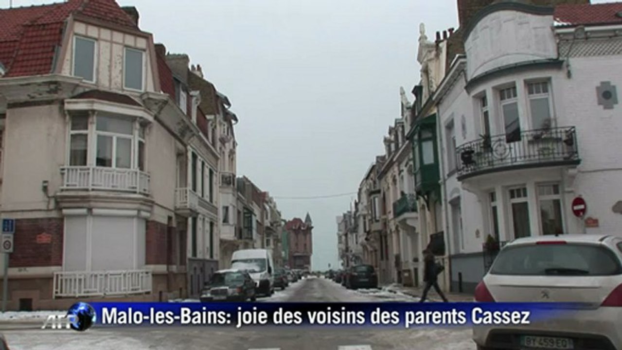 A Malo-les-Bains, la joie des voisins des parents Cassez
