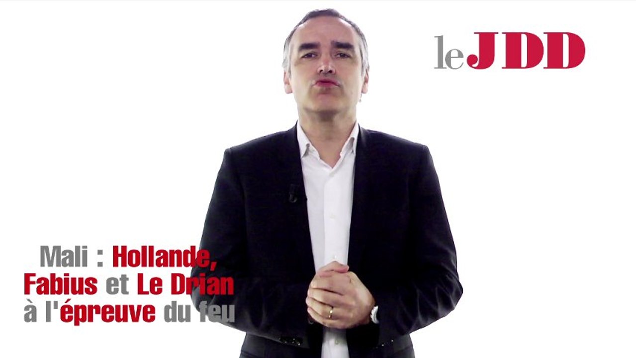 Jeudy politique : Hollande, Fabius et Le Drian à l'épreuve du feu