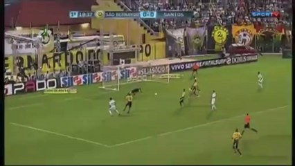 Golazo Neymar! Santos v Sao Bernardo nutmeg goal