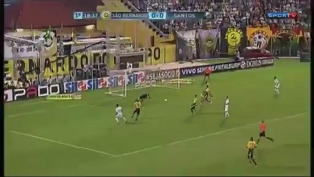 Golazo Neymar! Santos v Sao Bernardo nutmeg goal