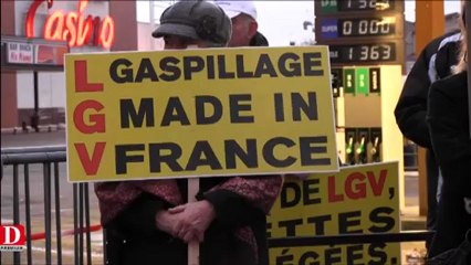 Rousset fraîchement accueilli par les anti-LGV