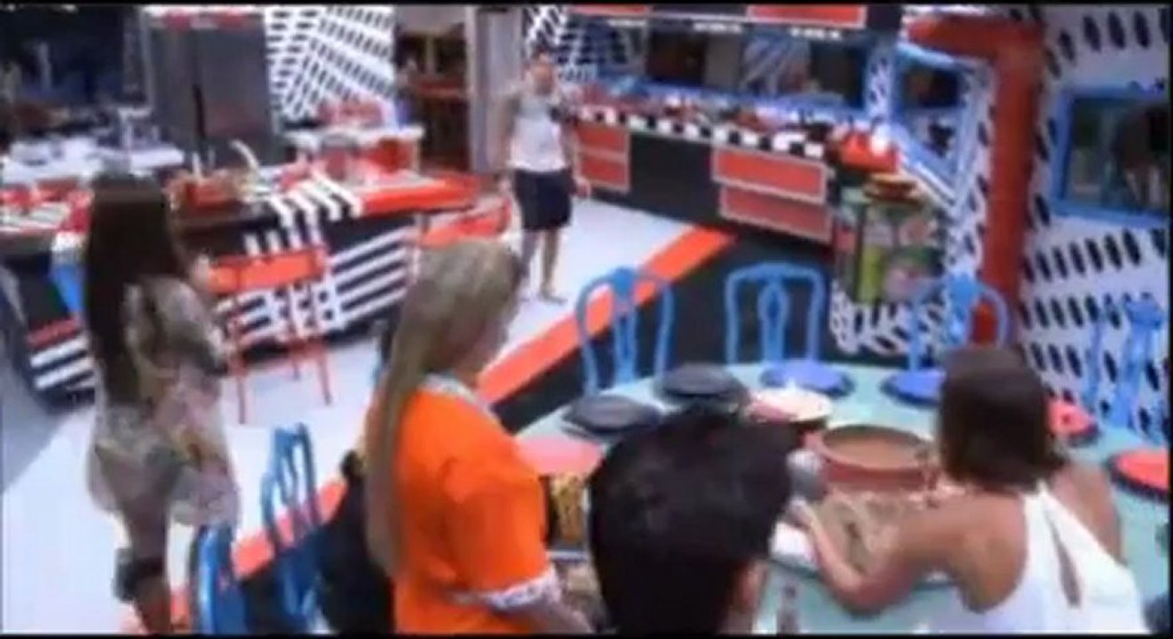Fani se jogando no Eli 23/01 antes do almoço
