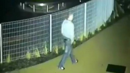 CCTV catches man defecating in children's playground
