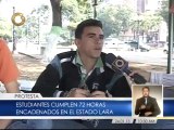 Tres días encadenados cumplen dos jóvenes en Plaza Los Leones de Barquisimeto
