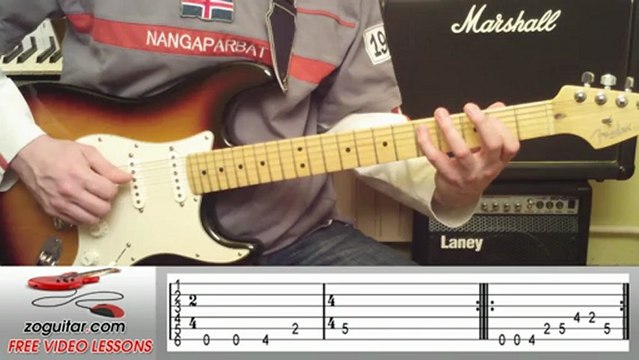 Roy Orbison - Oh, Pretty Woman (intro riff) + TAB