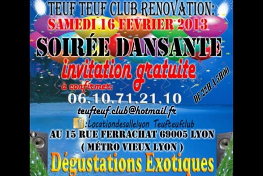 teuf teuf club : soirée gratuite 2013
