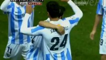 Malaga VS Barcelona (2-2) Roque Santa Cruz