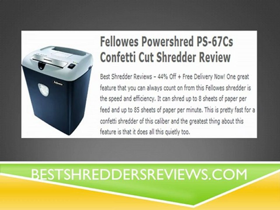 Paper Shredder Reviews - Top 10 Paper Shredders