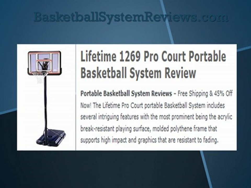 Basketball System Reviews - Top 10 Portable Basketball Systems