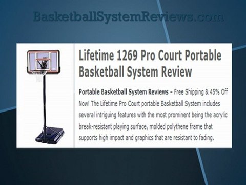 Basketball System Reviews - Top 10 Portable Basketball Systems