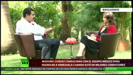 Maduro: Presidente Chávez volverá “en el momento exacto en que esté en las mejores condiciones”