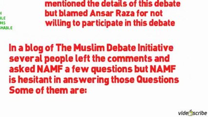 Reality of Debate imposed by NAMF (Sheharyar Sheikh) on Ansar Raza (Ahmadi Muslim)