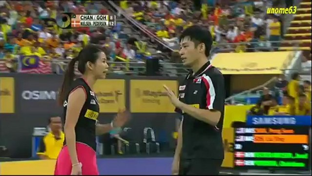 MAYBANK Malaysia Open 2013 ~ XDF ~ Nielsen/Pedersen[DEN] vs Chan/Goh[MAS] ~ Part 1