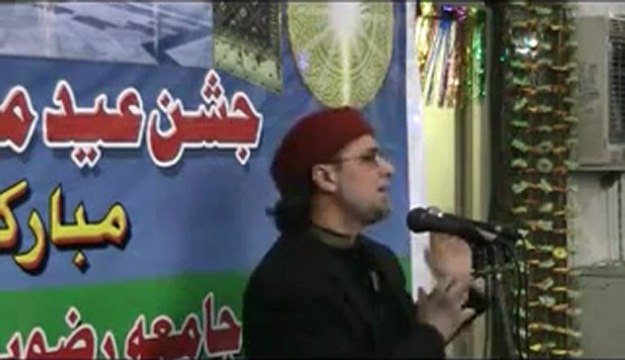 Syed Zaid Hamid Sb at Jamia Rizvia Zia-ul-Uloom -