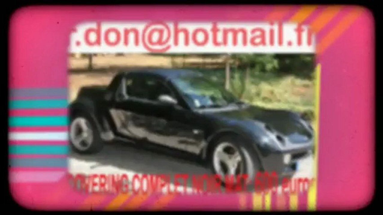 Smart Roadster, Smart Roadster, essai video Smart Roadster noir mat, covering Smart Roadster noir mat, Smart Roadster noir mat