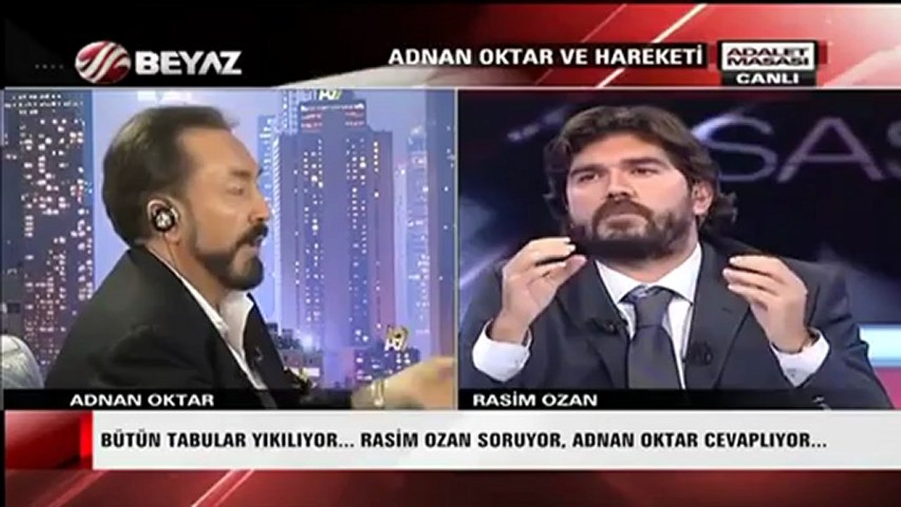 Adnan Oktar Rasim Ozan Kütahyalı Kavgası