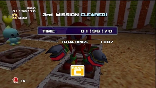 Sonic Adventure 2 Battle - Hero - Knuckles : Wild Canyon - Mission 3 : Trouve le Chao perdu !