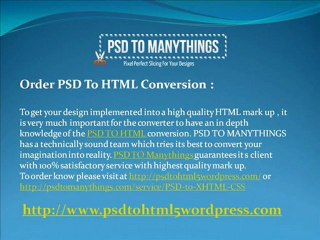 Order-PSD-To-HTML-Conversion