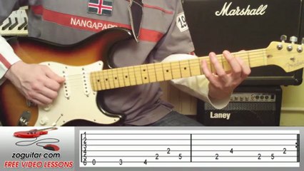 The Beatles - Day Tripper (main riff) + TAB