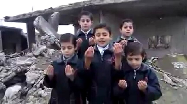 دعاء طفل من سوري Syrian child