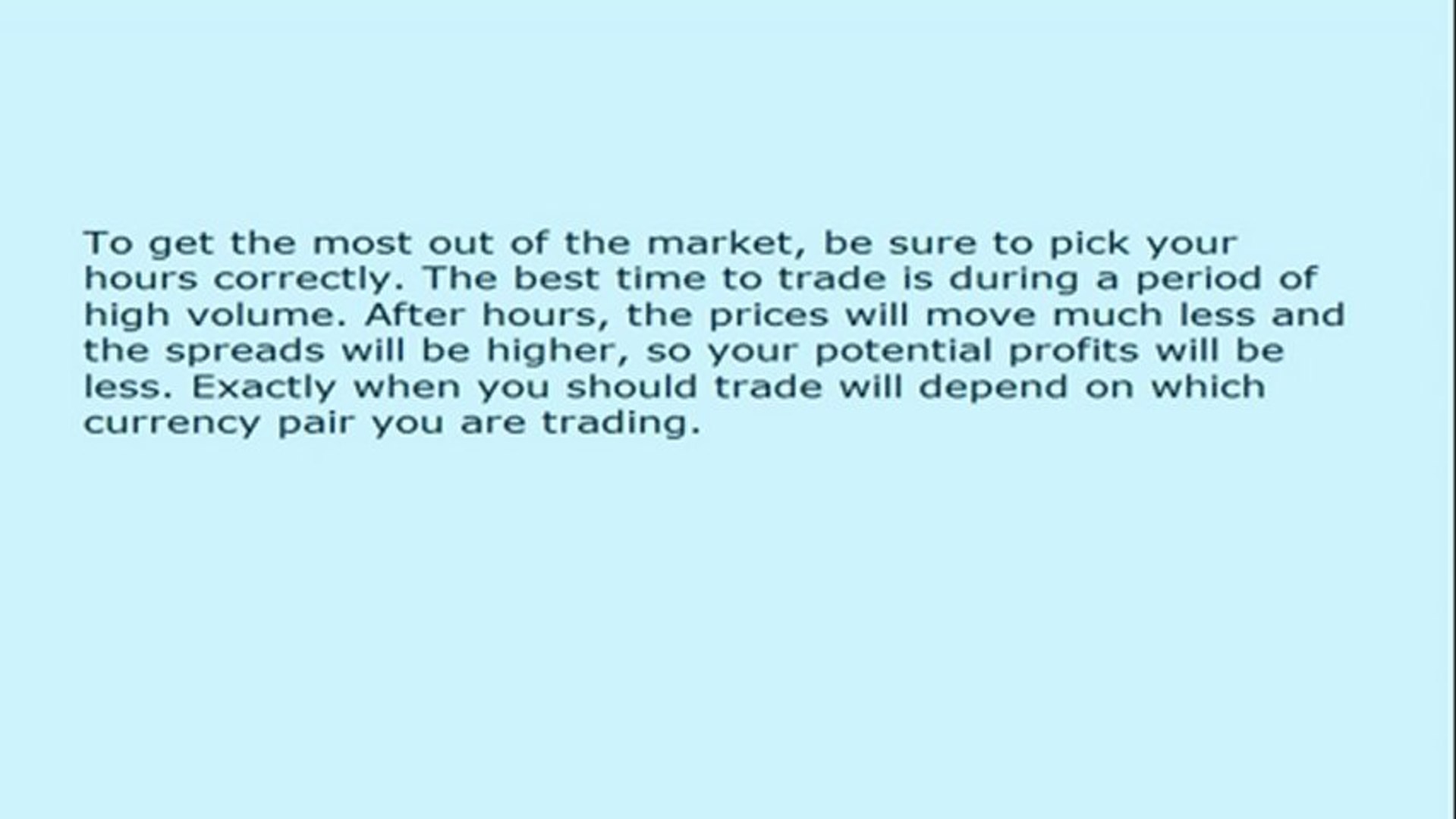 Forex Hedging Video