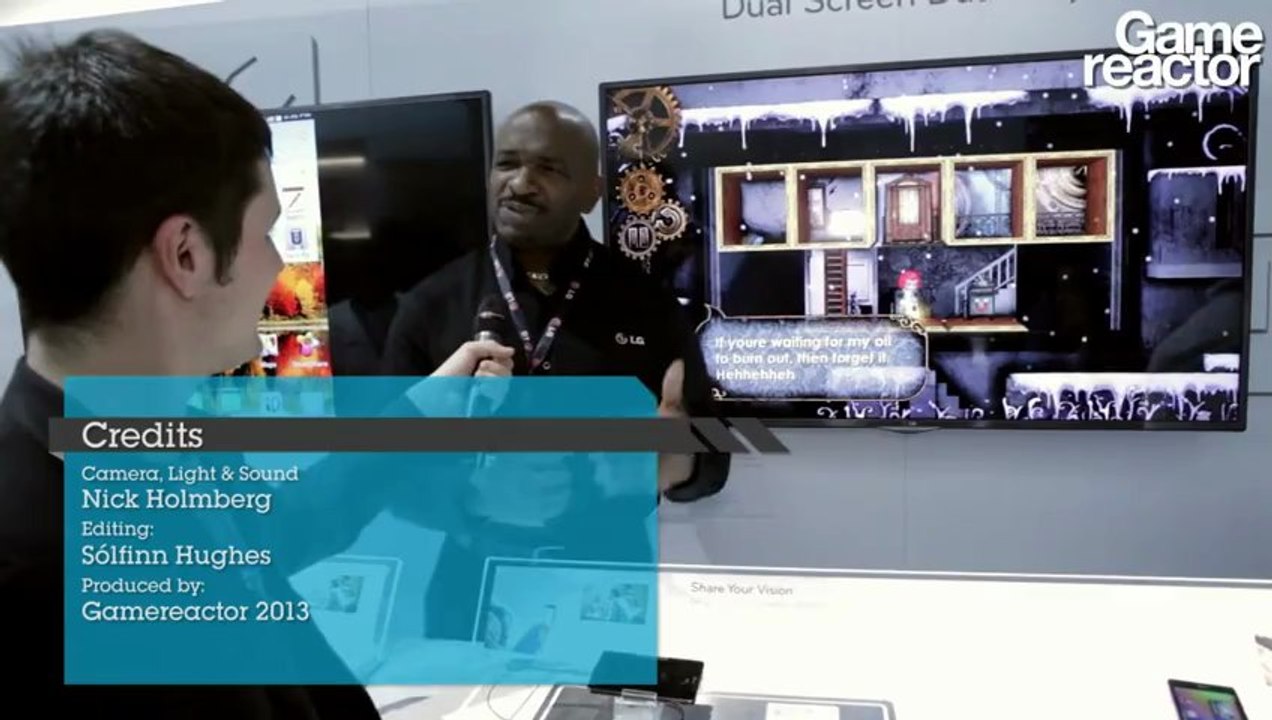 CES 13: LG Dual Screen Dual Play Interview