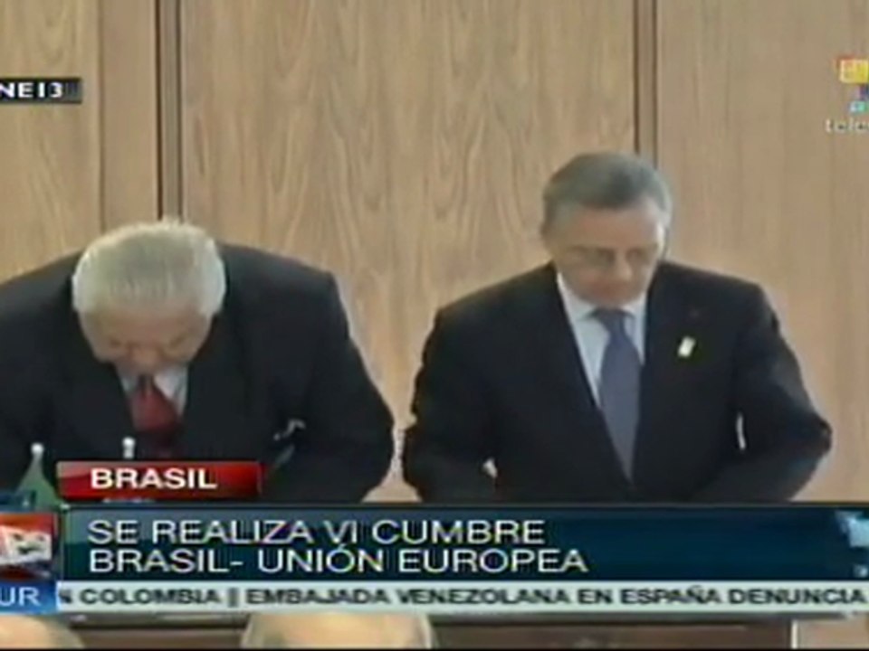 Unión Europea y Brasil firman dos acuerdos de cooperación