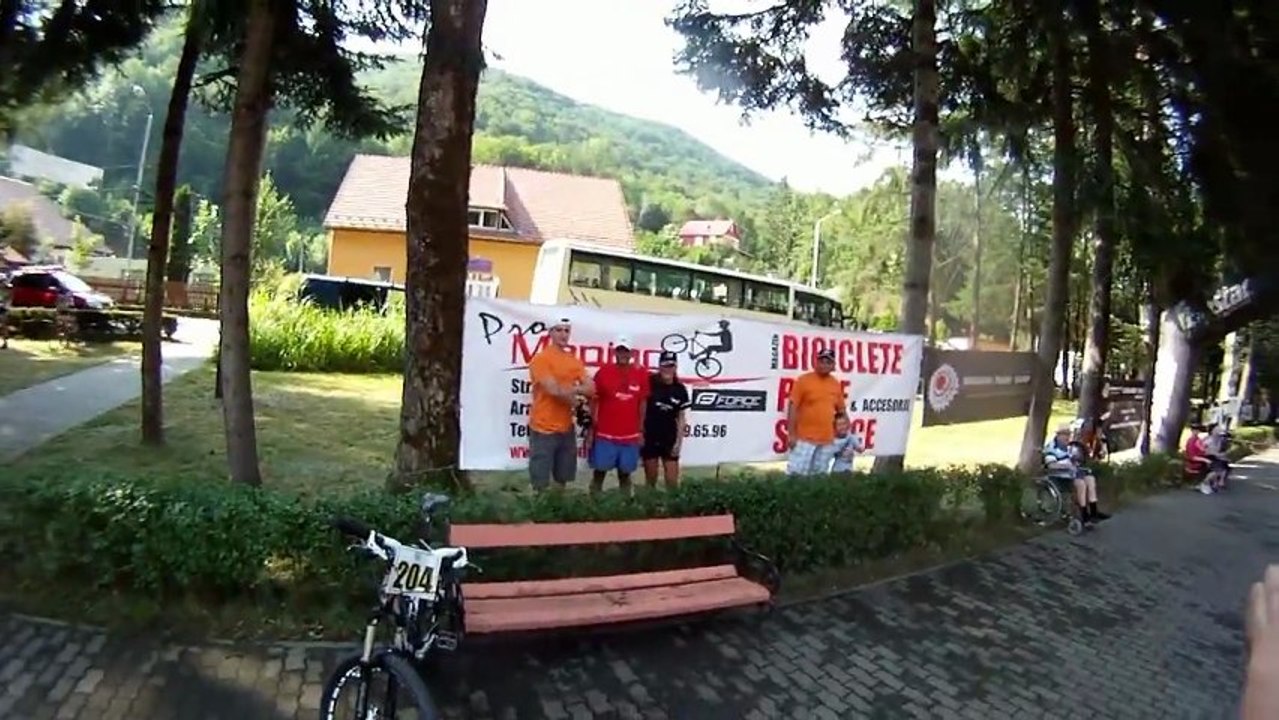 Aventuri pe bicicleta - Partea 1 din 4 - Traseul 30 km - Moneasa Mtb Maraton 7 iulie 2012