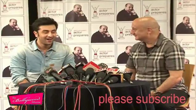 Anupam Kher & Ranbir Kapoor lends acting tips