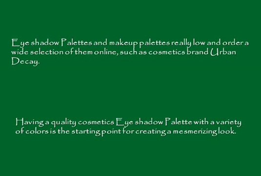 cosmetics Eyeshadow Palette - Expert Advice