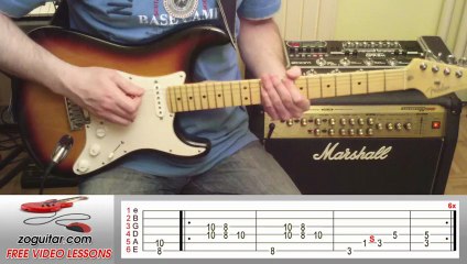 ZZ Top - Sharp Dressed Man (intro riff) + TAB