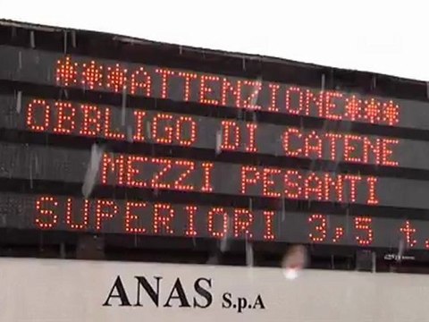 NEVE E FREDDO, ARRIVA MORGANA