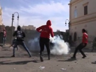 Clashes mark Egypt revolt's anniversary