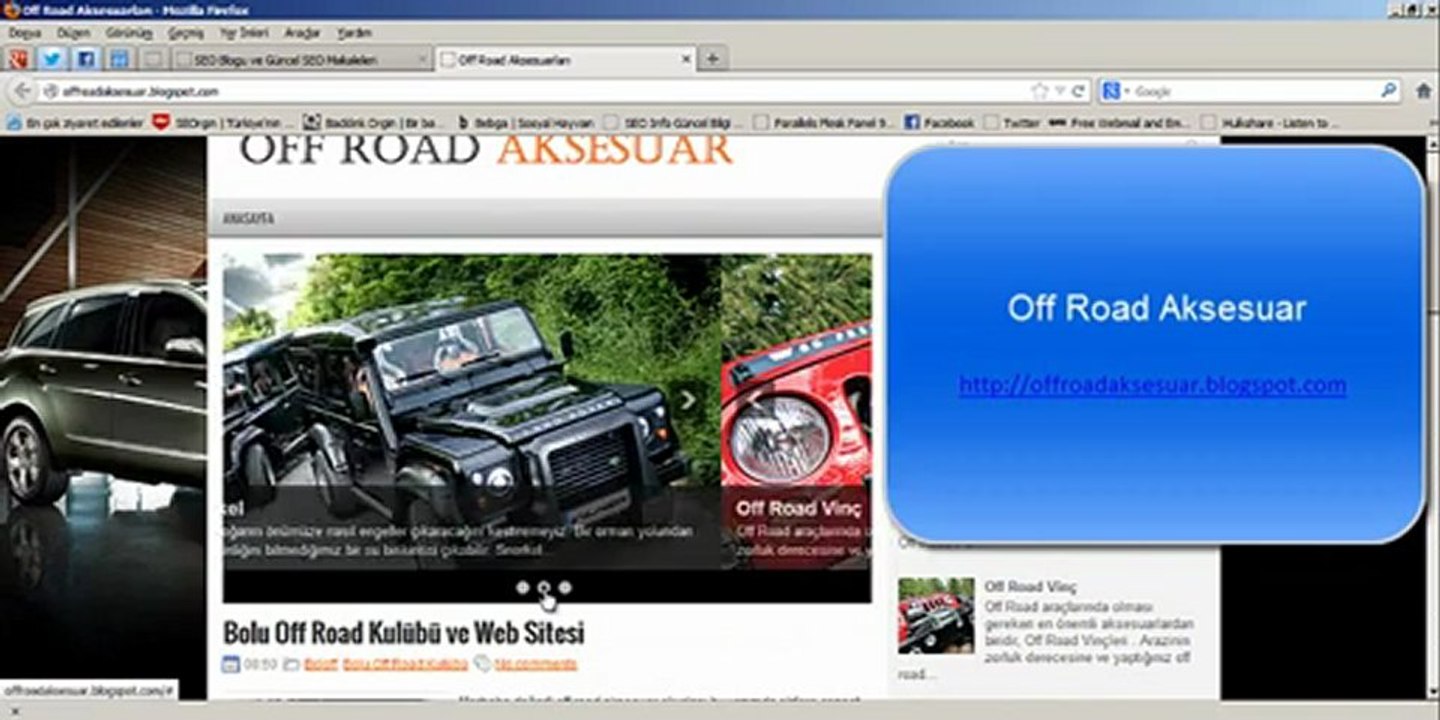 Off Road Aksesuar Blog Sitesi | http://offroadaksesuar.blogspot.com