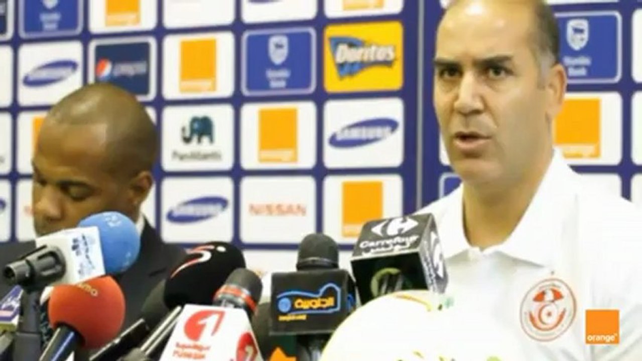 الندوة الصحفية لسامي الطرابلسي قبل مواجهة منتخب الفيلة