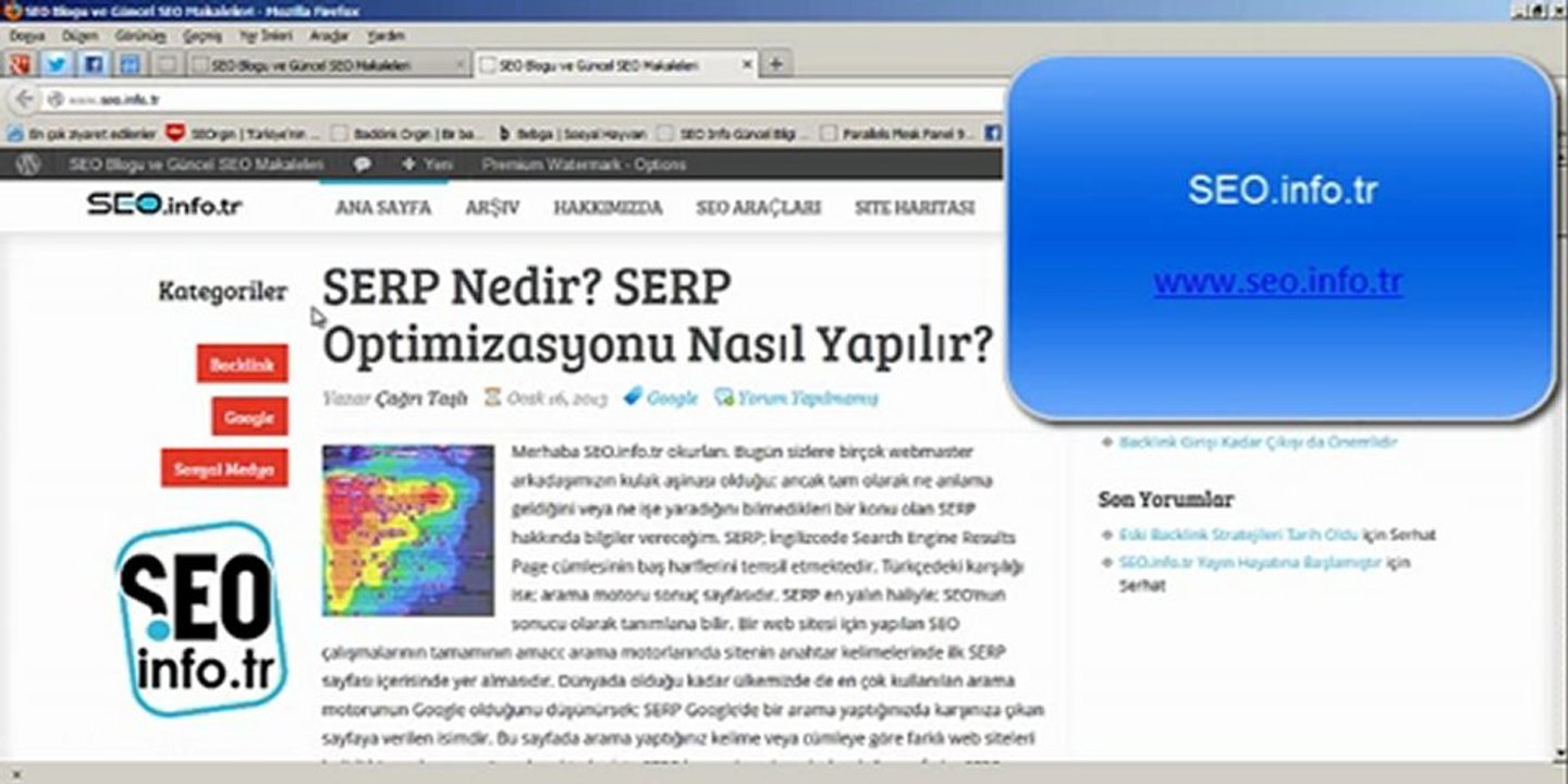 SEO.info.tr Blog Sitesi | http://seo.info.tr