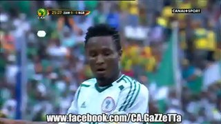 Nigeria - Zambia ## Penalty ratée Obi Mikel